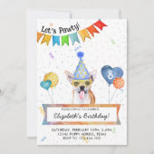 チワフアレッツパウィドグバースデーパーティー 招待状 (正面)