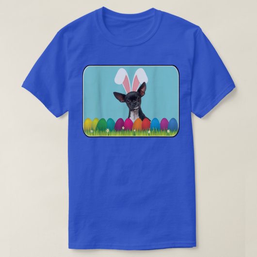 チワフワバニー耳 Tシャツ (デザイン正面)