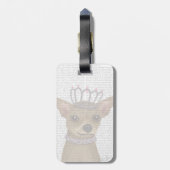 チワホアアンドティアラ ラゲッジタグ (裏面縦)