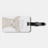 チワホアアンドティアラ ラゲッジタグ (裏面横)