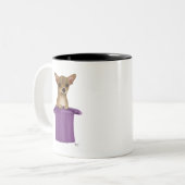 チワホアイントップハット ツートーンマグカップ (正面左)