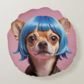 チワホアウィッグ ラウンドクッション (裏面)