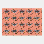 チワホアギフトラップセット ラッピングペーパーシート (正面3)