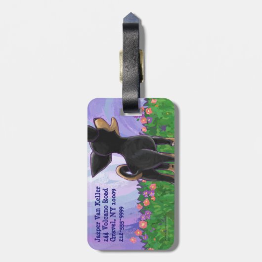 チワホアギフト&アクセサリー ラゲッジタグ (裏面縦)