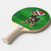 チワホアクリスマスオングリーン 卓球ラケット (正面アングル)