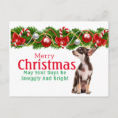 チワホアクリスマスカード シーズンポストカード (正面)