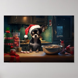 チワホアクリスマスクッキーズホリデー ポスター