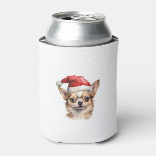 チワホアクリスマスドッグ 缶クーラー (缶正面)