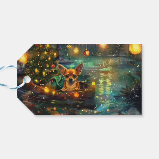 チワホアクリスマスフェスティバル航海 ギフトタグ (裏面横)