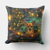 チワホアクリスマスフェスティバル航海 クッション (正面)