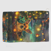 チワホアクリスマスフェスティバル航海 ゴルフタオル (横)