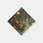 チワホアクリスマスフェスティバル航海 スタンダードカクテルナプキン (角)