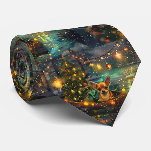 チワホアクリスマスフェスティバル航海 ネクタイ (ロール)