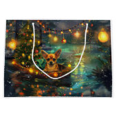 チワホアクリスマスフェスティバル航海 ラージペーパーバッグ (正面)