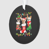 チワホアクリスマスライト オーナメント (正面)