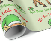 チワホアサンタクリスマス ラッピングペーパー (ロールコーナー)
