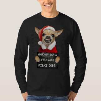 チワホアサンタクリスマス Tシャツ