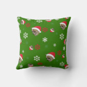 チワホアサンタハットクリスマス クッション (裏面)