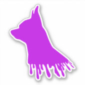 チワホアステッカー シール (正面)