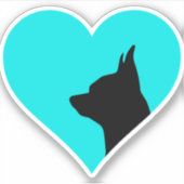 チワホアステッカー シール (正面)