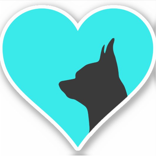 チワホアステッカー シール (正面)