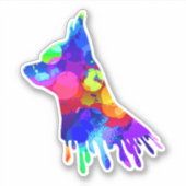 チワホアステッカー シール (正面)