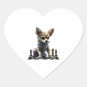 チワホアチェス棋士盤女王 ハートシール