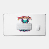 チワホアチチチワゾンビドグハロウィーン デスクマット (キーボード&マウス)