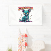 チワホアチチチワゾンビドグハロウィーン 横断幕 (インサイチュ)