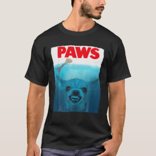 チワホアドッグかわいい映画ポスターペットおもしろい Tシャツ
