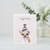 チワホアドッグとパーティーハットカード (スタンド正面)