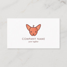 チワホアドッグとリンゴ 名刺