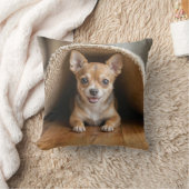 チワホアドッグの下にラグ クッション (ブランケット)