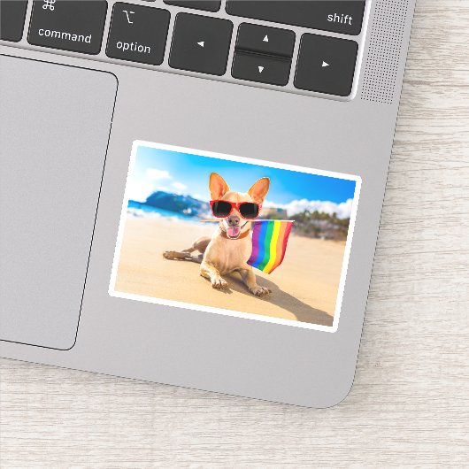 チワホアドッグアットザビーチ シール (詳細)