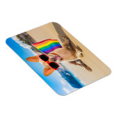 チワホアドッグアットザビーチ マグネット (右側)