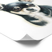 チワホアドッグアートプリント ポスター (角)