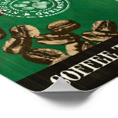 チワホアドッグアートポスター – コオーガニックーヒー会社 ポスター (角)