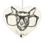 チワホアドッグイラストレーションスケッチ カーエアーフレッシュナー (裏面)