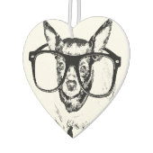 チワホアドッグイラストレーションスケッチ カーエアーフレッシュナー (左)