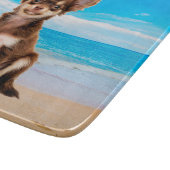 チワホアドッグオントロピカルビーチ カッティングボード (角)