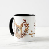 チワホアドッグオータムリース マグカップ (正面左)