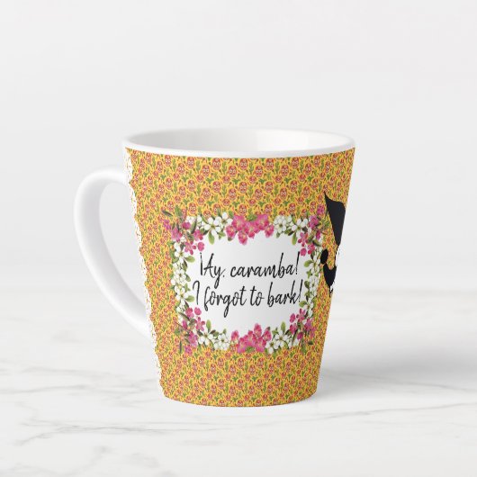 チワホアドッグカラムバメキシコの漫画ラテマグ カフェラテマグ (左アングル)