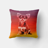 チワホアドッグサイティングビーチ クッション (裏面)