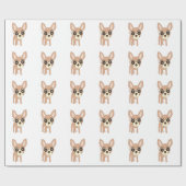 チワホアドッグデザイン ラッピングペーパー (フラット)