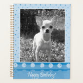 チワホアドッグハッピーバースデー プランナー手帳 (正面)