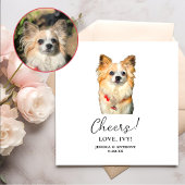 チワホアドッグハンドスケッチパーソナライズされたナプキンス スタンダードカクテルナプキン