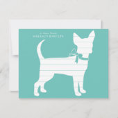 チワホアドッグパピーサンキューカード サンキューカード (正面)