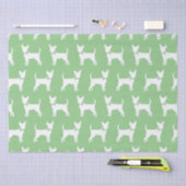 チワホアドッグパピーティッシュペーパー 薄葉紙 (クラフト)