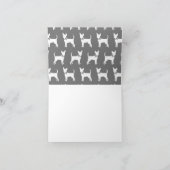 チワホアドッグパピーノートカード ノートカード (内部)