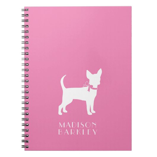 チワホアドッグパピーノートブック ノートブック (正面)